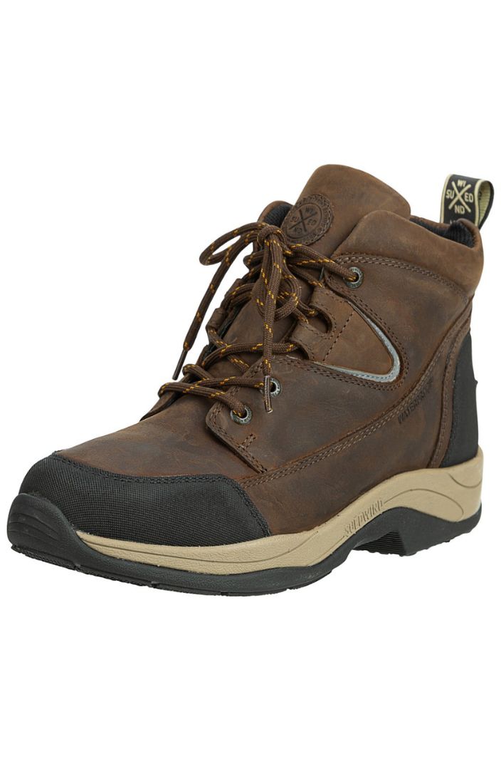 Suedwind Unisex Stiefelette, Stallschuhe Lace GripFTX Chocolate