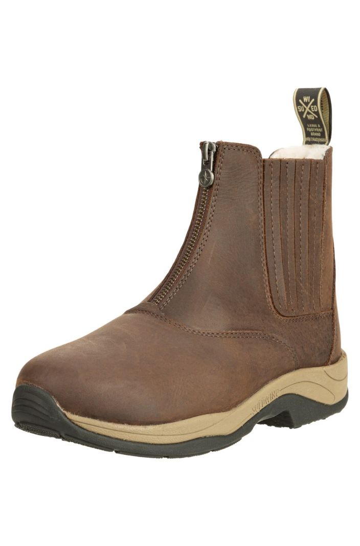 Suedwind Winter Stiefelette, Stallschuhe Field FZ Merino Gripftx Braun