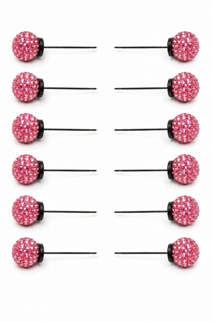 the-showpin-maehnenschmuck-12-glitzerkugeln-klein-pink