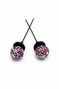 The Showpin Mähnenschmuck 2 Glitzerkugeln BFF klein Tricolor