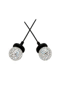 The Showpin Mähnenschmuck 2 Glitzerkugeln BFF klein Silver
