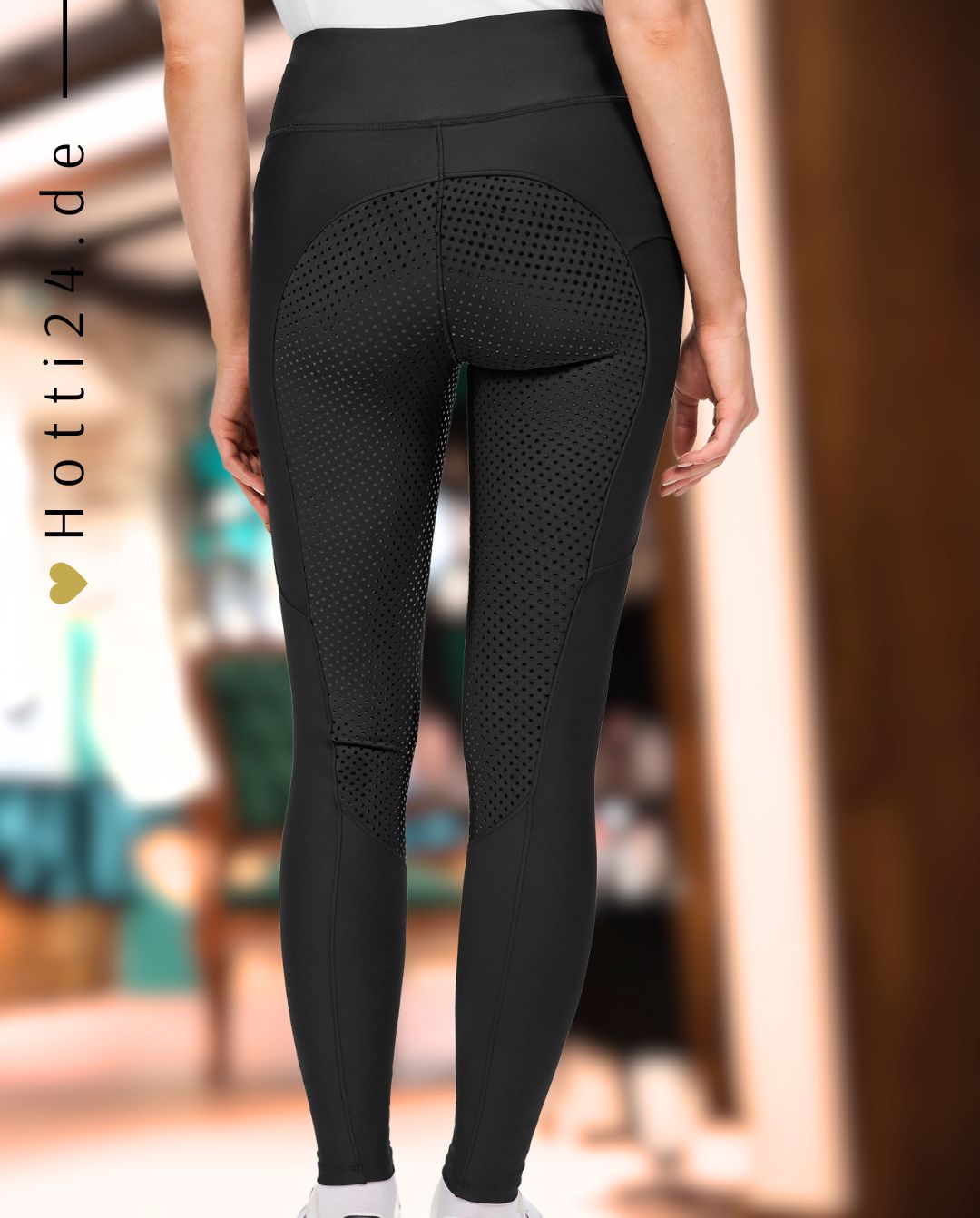 TOMMY HILFIGER »Reitleggings Devon FullGrip Black