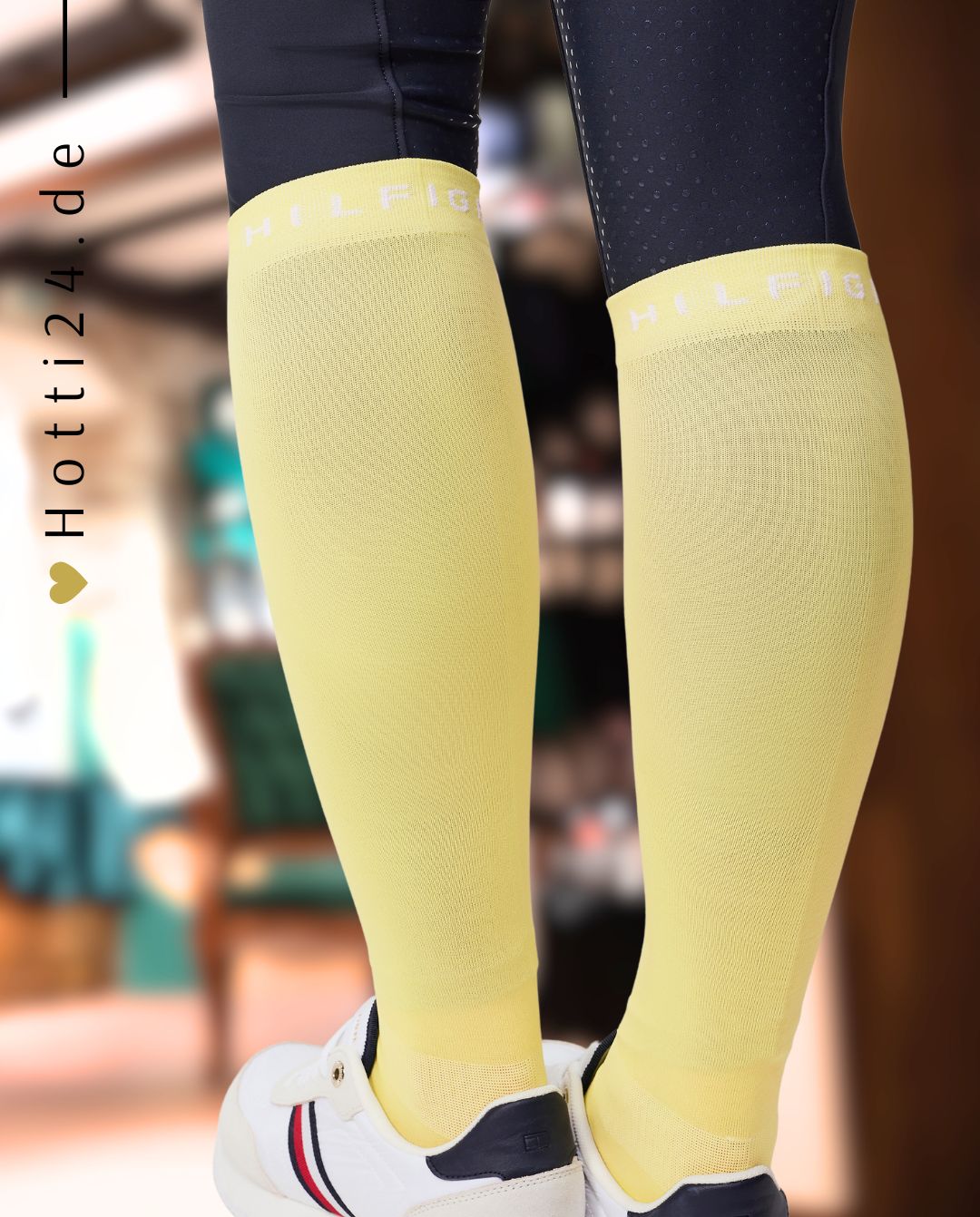 TOMMY HILFIGER »Reitsocken Newburgh Citron Ella