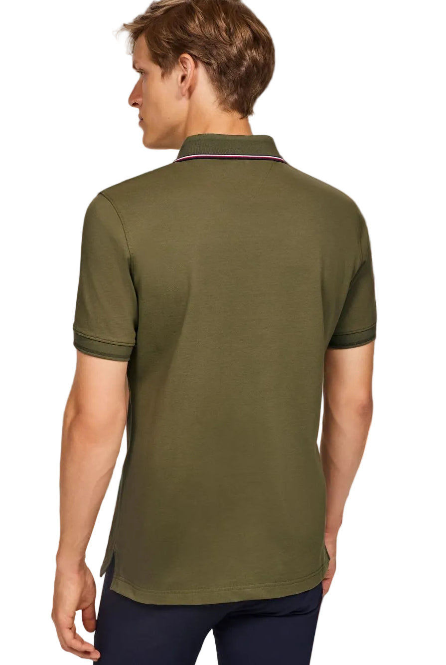 Tommy Hilfiger Equestrian Polo Shirt Harrison Utility Olive