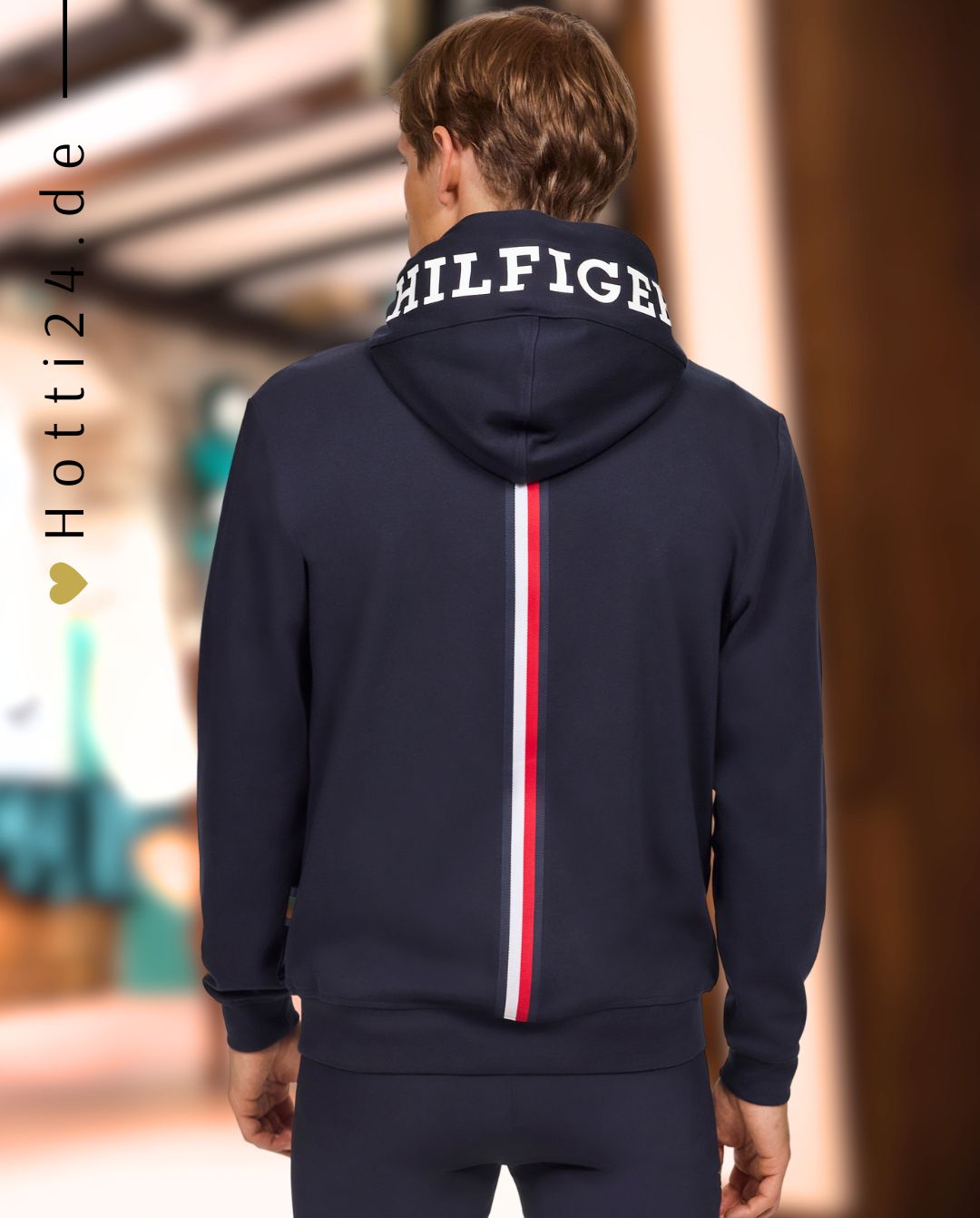 TOMMY HILFIGER »Trainingsjacke Glenn Desert Sky