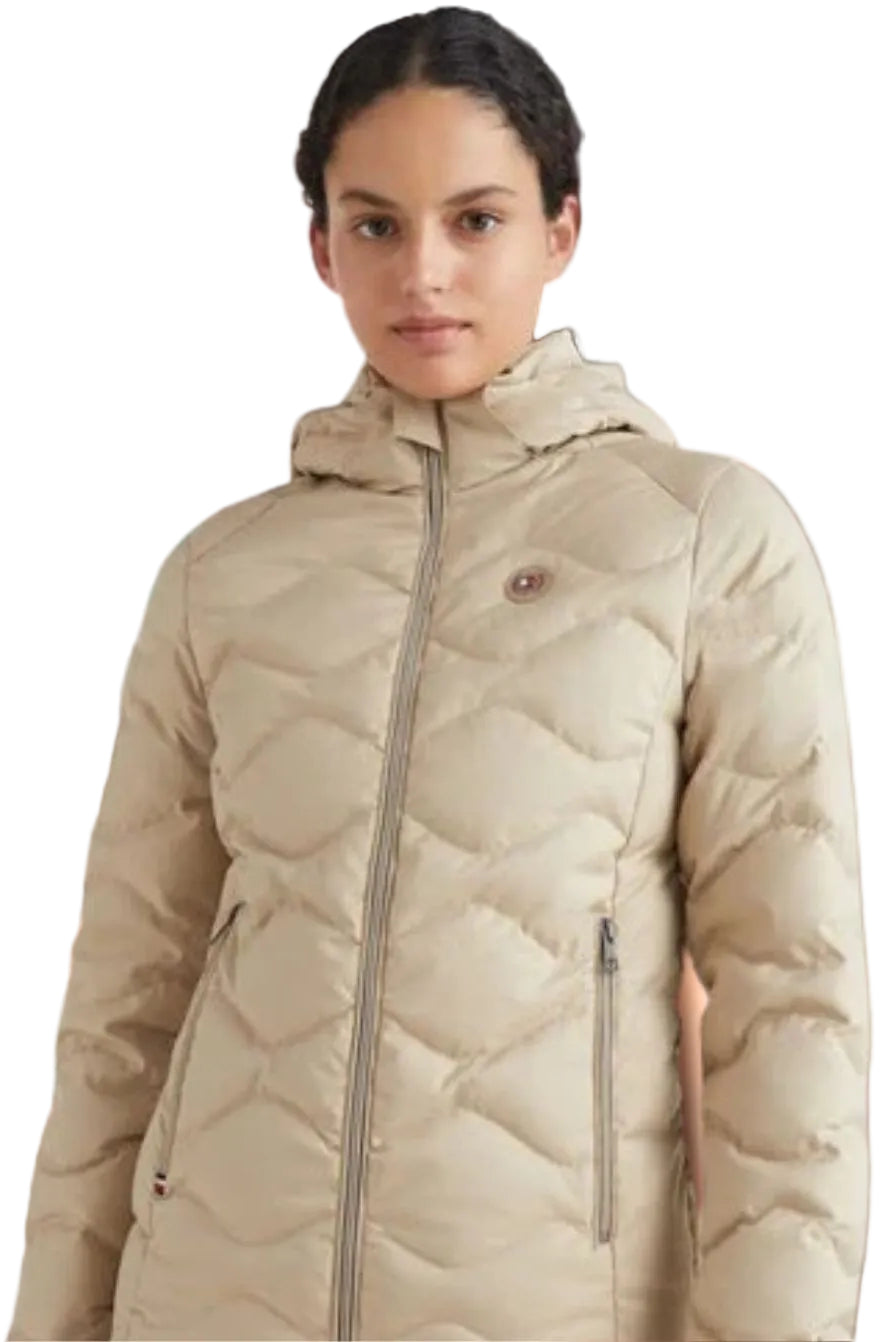 Tommy Hilfiger Equestrian Puffer Jacket Beige