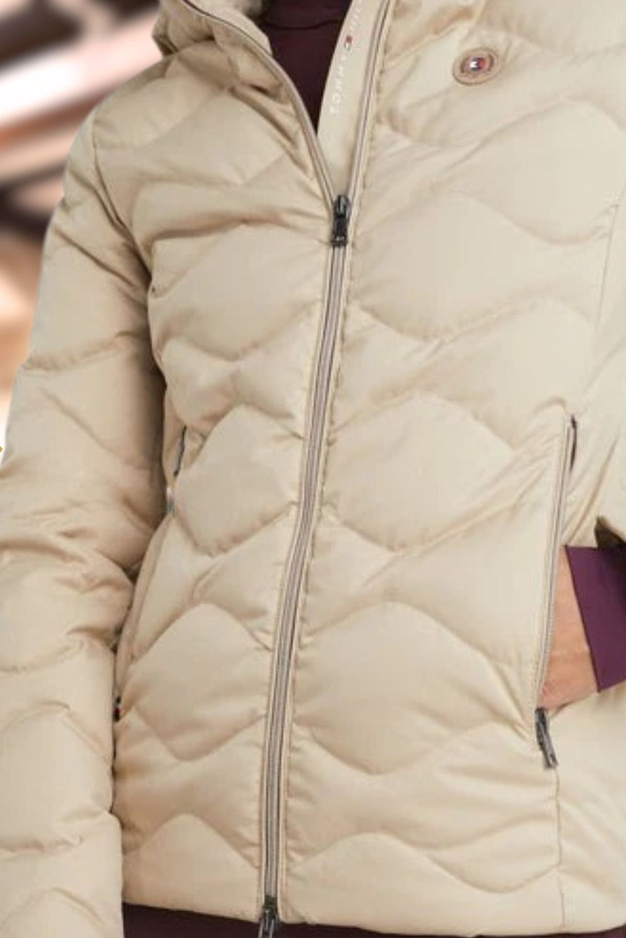 Tommy Hilfiger Equestrian Puffer Jacket Beige