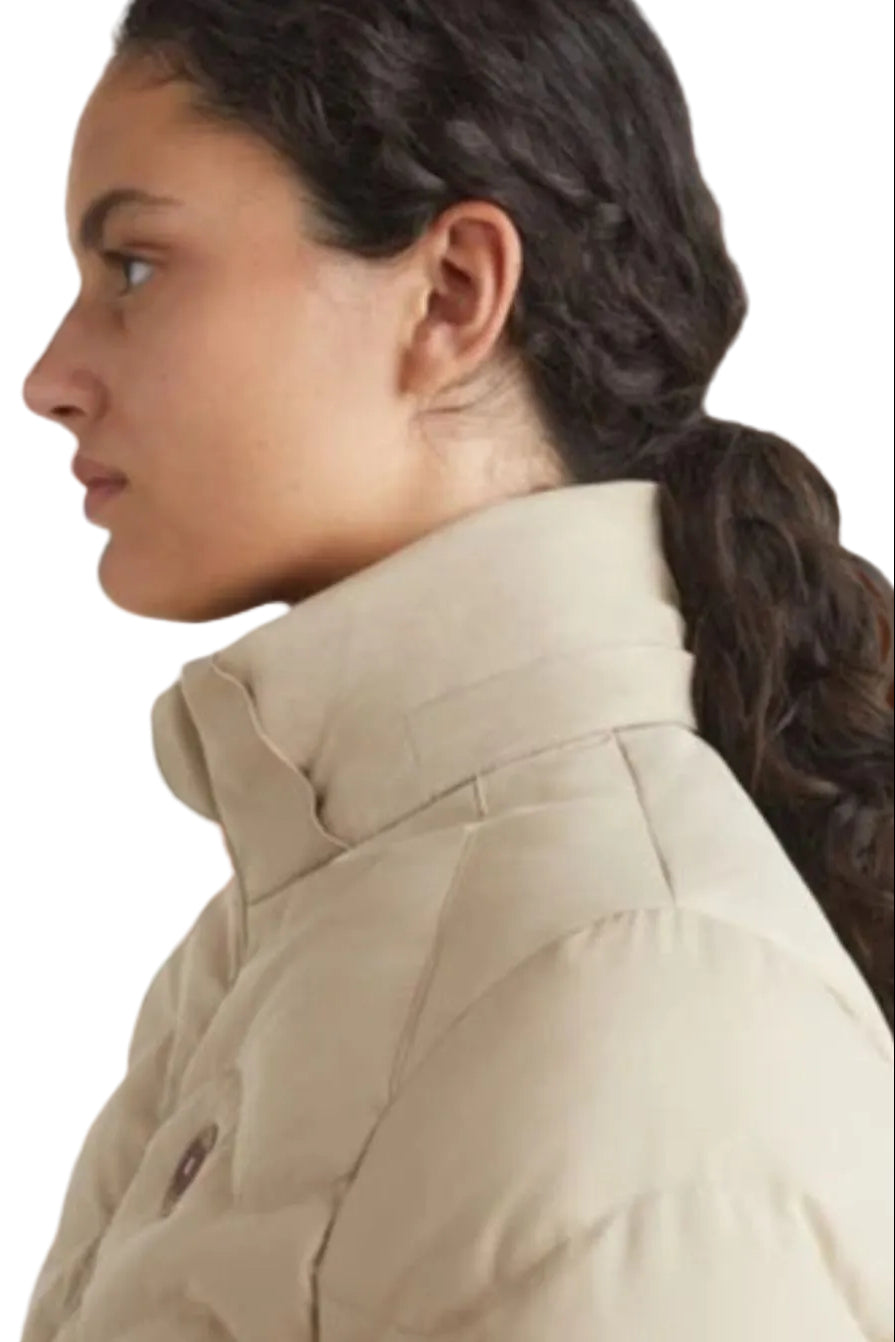 Tommy Hilfiger Equestrian Puffer Jacket Beige