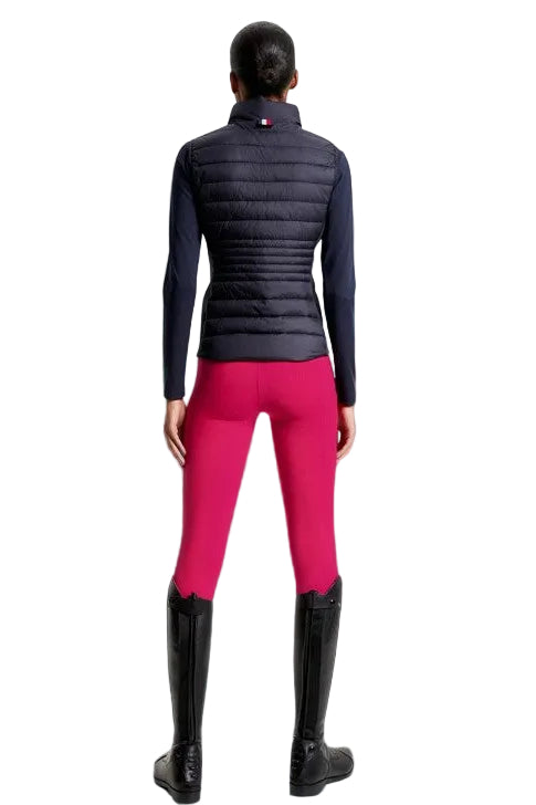 Tommy Hilfiger Equestrian® - Damen Weste Puffer Blau, vielseitig, sportlich und funktionell. Unsere neueste gepolsterte Weste Artikelnummer th08wves452-004 kaufen bei www.Hotti24.de