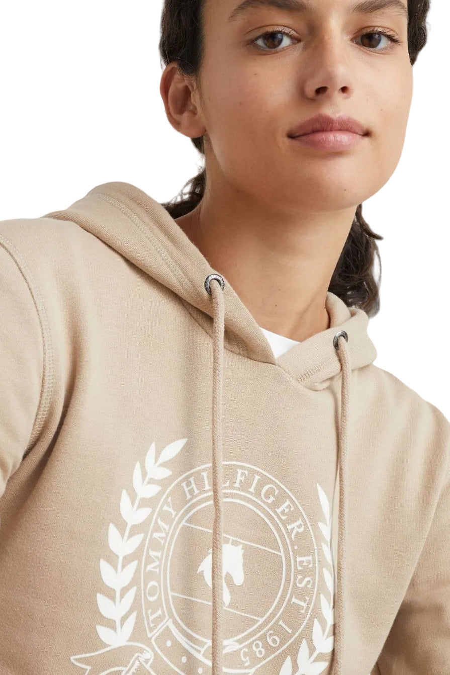 Tommy Hilfiger Equestrian Hoodie Style Beige