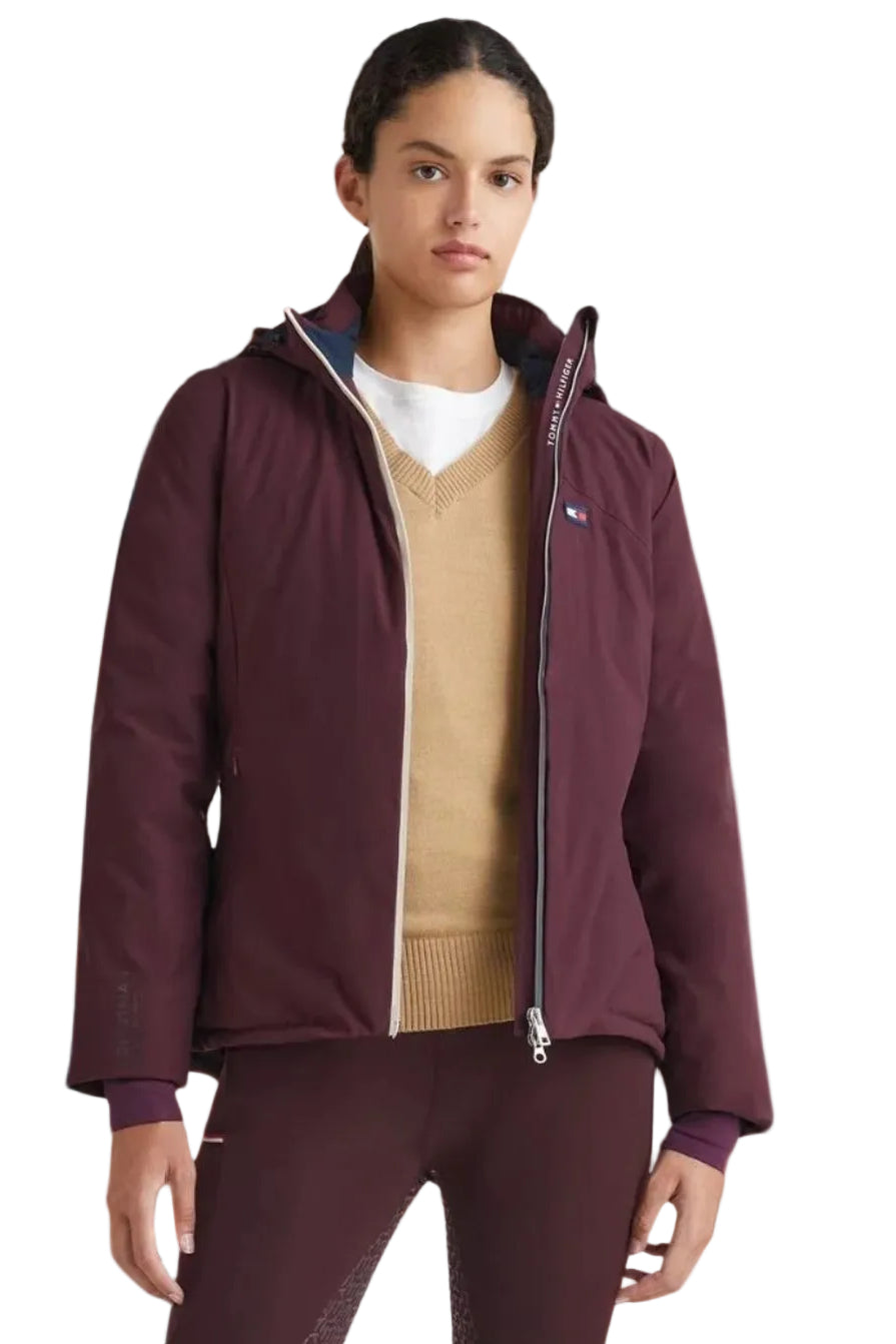 Tommy Hilfiger Equestrian Performance Jacket Deep Burgundy