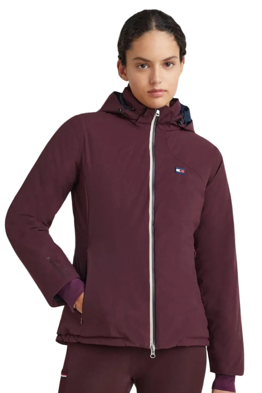 Tommy Hilfiger Equestrian Performance Jacket Deep Burgundy