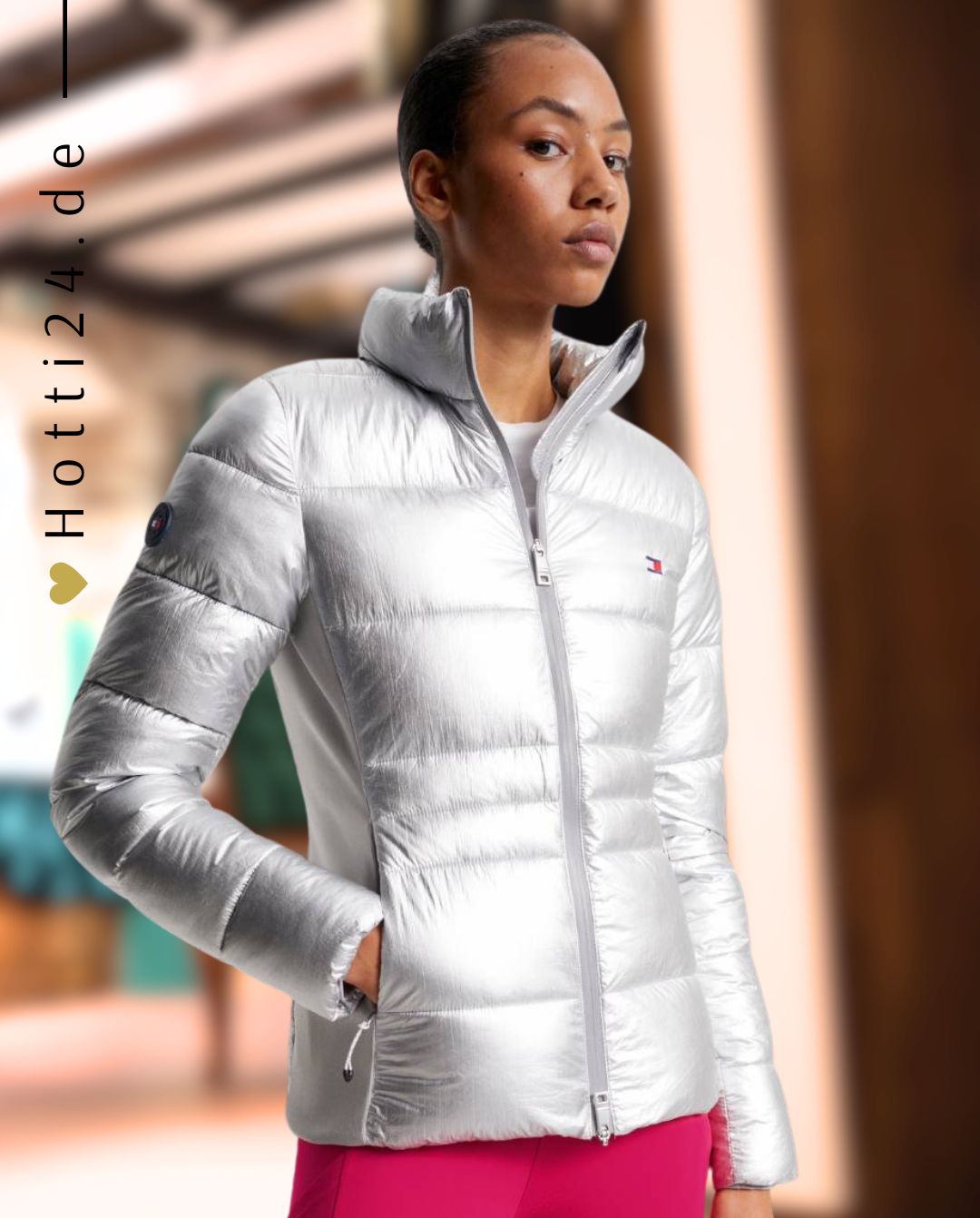 TOMMY HILFIGER »Jacke Puffer Silver