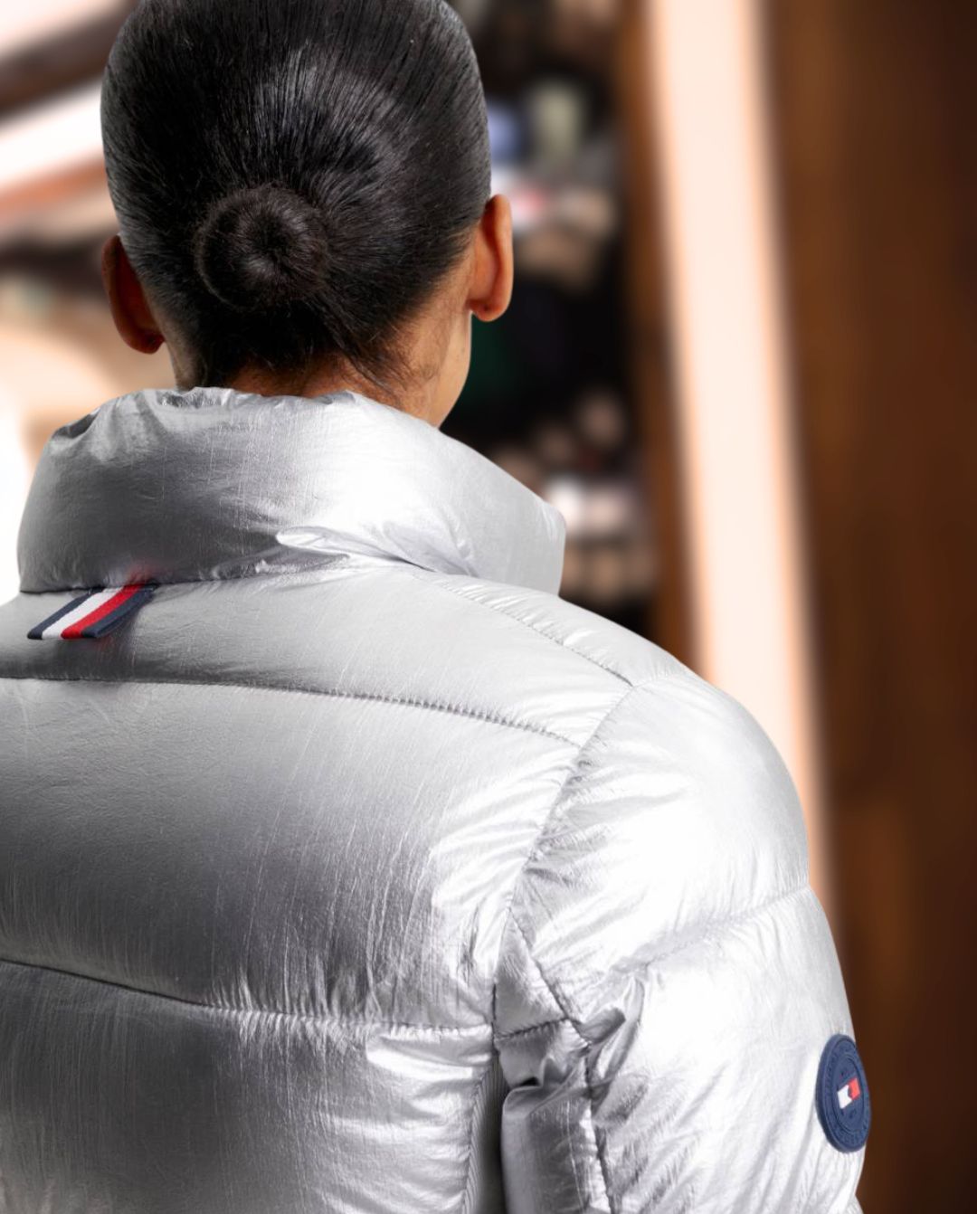TOMMY HILFIGER »Jacke Puffer Silver