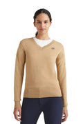Tommy Hilfiger Equestrian Pullover V-Ausschnitt Beige