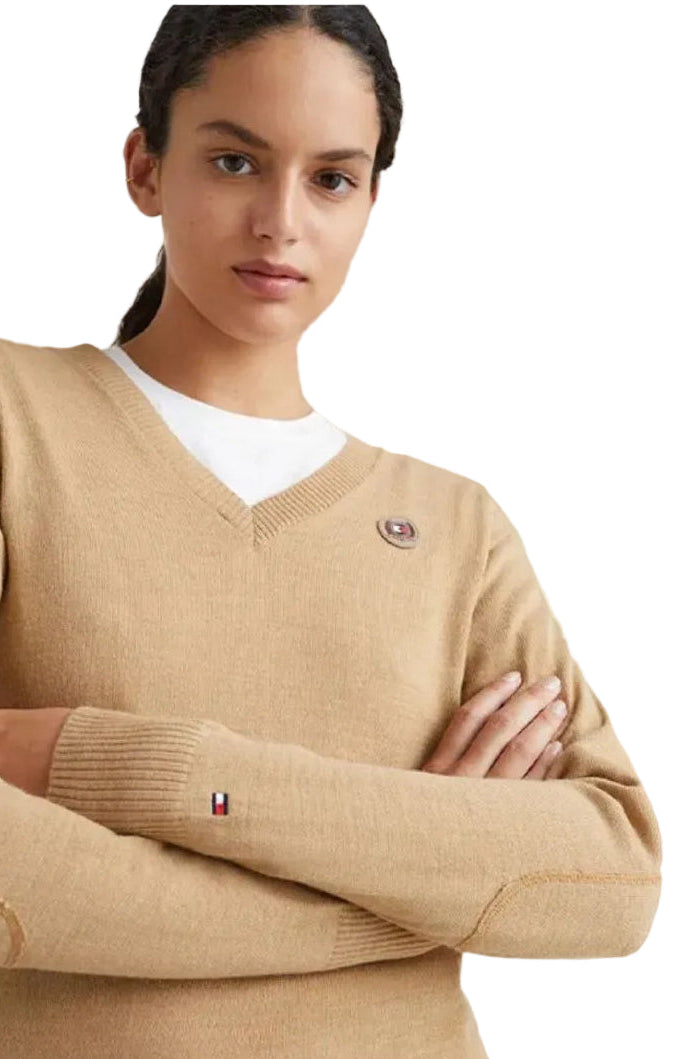 TOMMY HILFIGER​ Damen Pullover ​in Beige, Artikelnummer: TH10130-009​, erhältlich unter www.hotti24.de