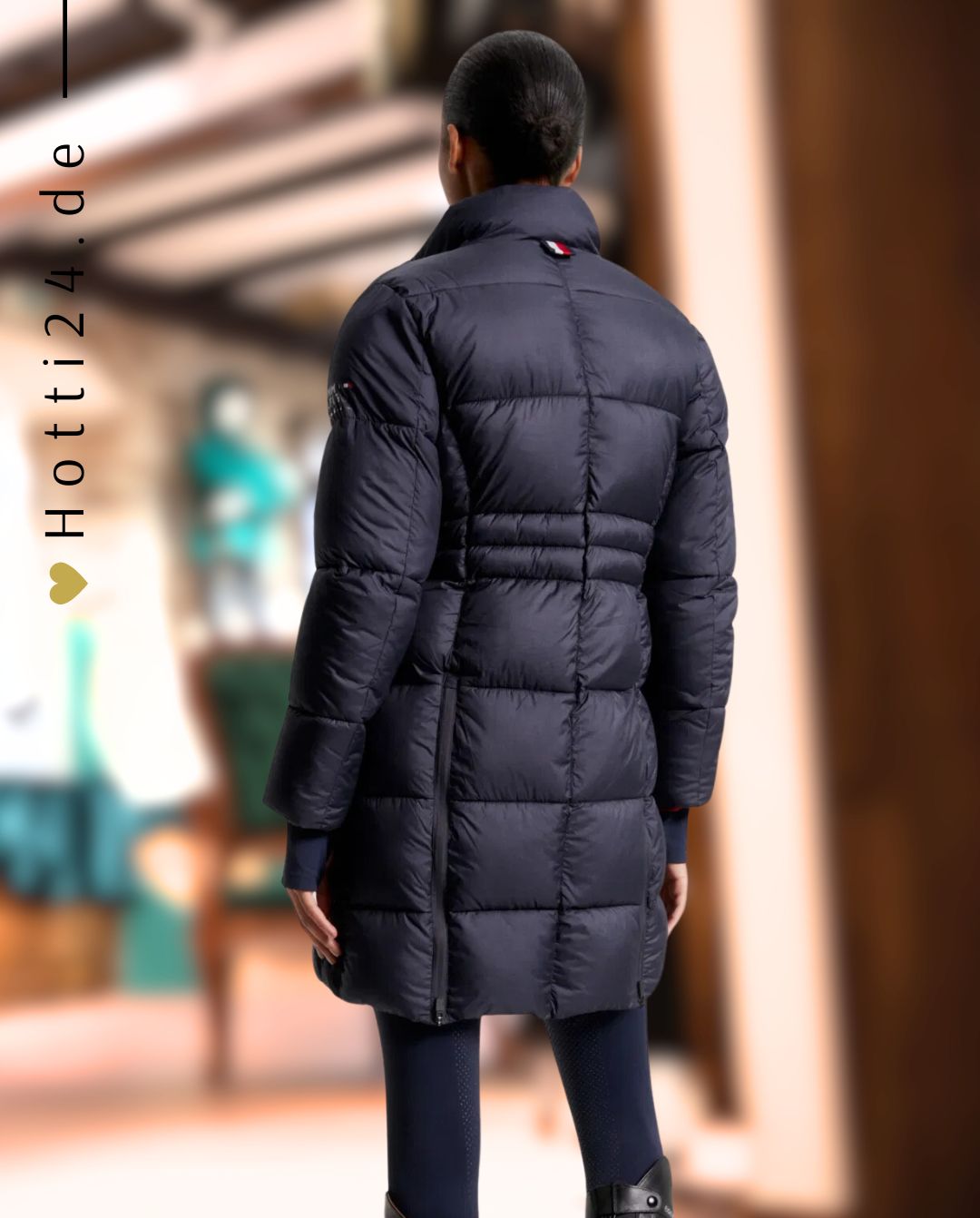 Long Puffer Coat Mantel Hilfiger Damen Daunenmantel Tommy Hilfiger