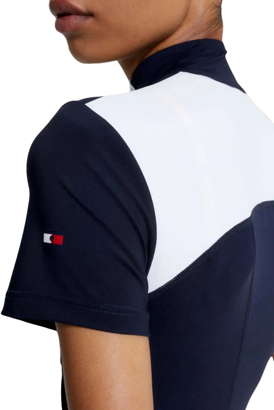 Tommy Hilfiger Equestrian Riding Shirt Denver Cooling Optic White