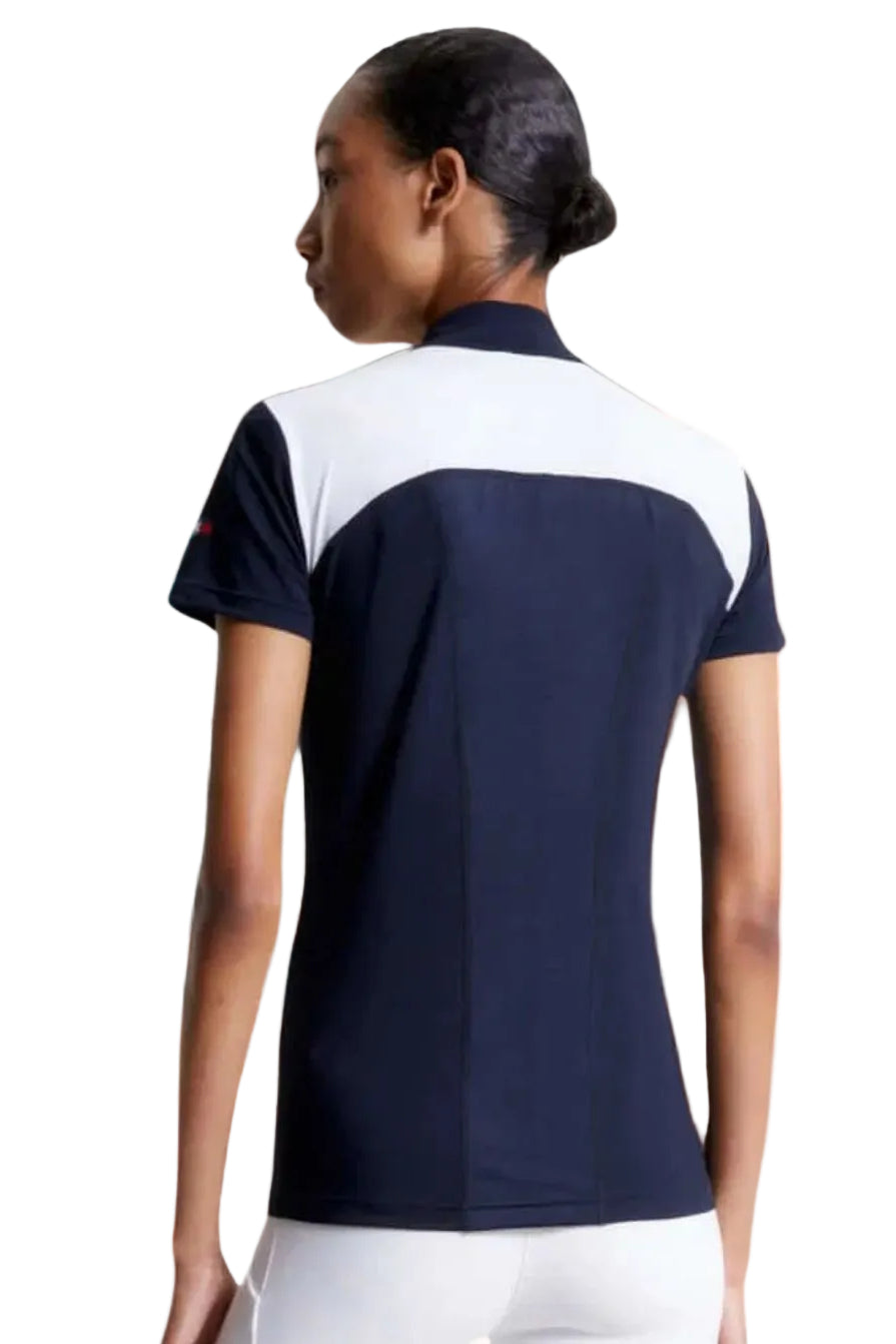 Tommy Hilfiger Equestrian Riding Shirt Denver Cooling Optic White