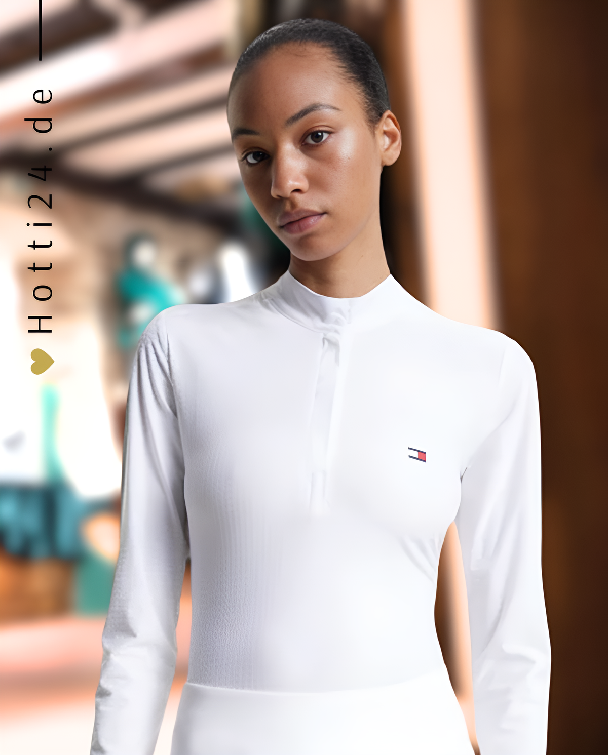 TOMMY HILFIGER »Turniershirt Chelsea langarm White
