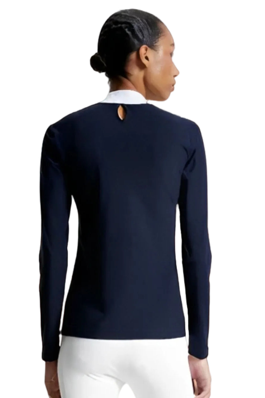 Tommy Hilfiger Equestrian Long Sleeve Riding Shirt Chelsea Long Sleeve Desert Sky
