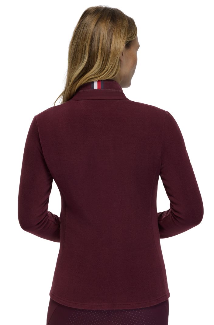 Tommy Hilfiger Equestrian Fleecejacke Elmonte Deep Burgundy