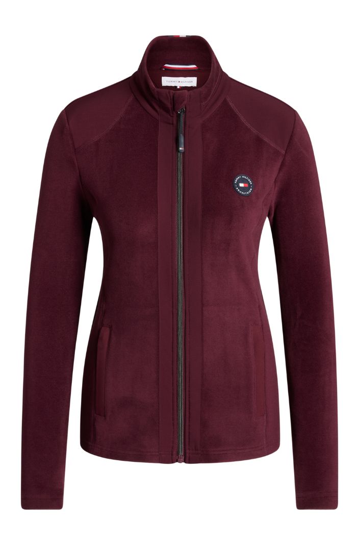 Tommy Hilfiger Equestrian Fleecejacke Elmonte Deep Burgundy
