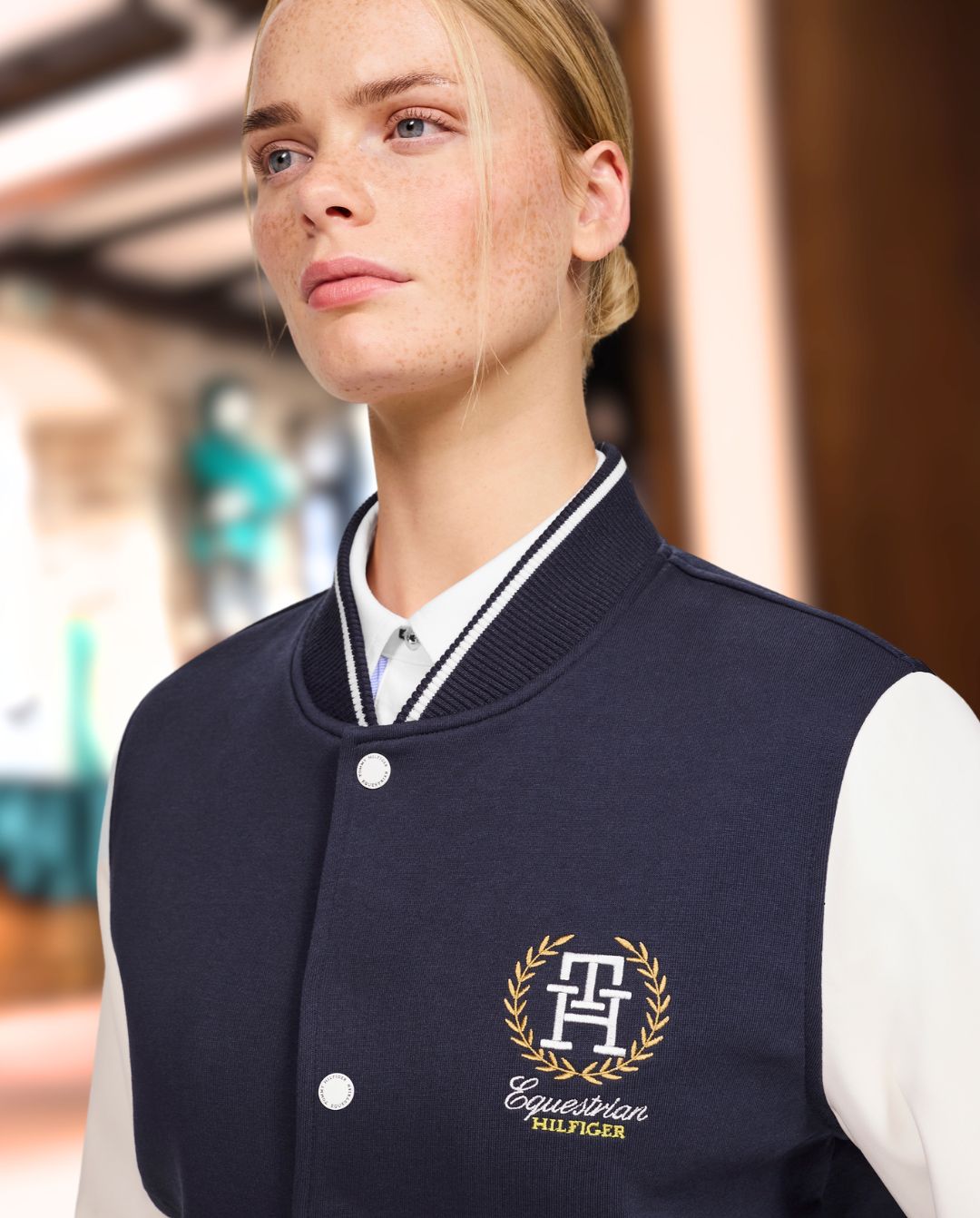 TOMMY HILFIGER »Jacke Mayfield College Desert Sky