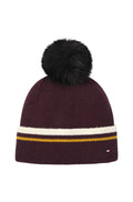 Tommy Hilfiger Equestrian Mütze Dean Deep Burgundy