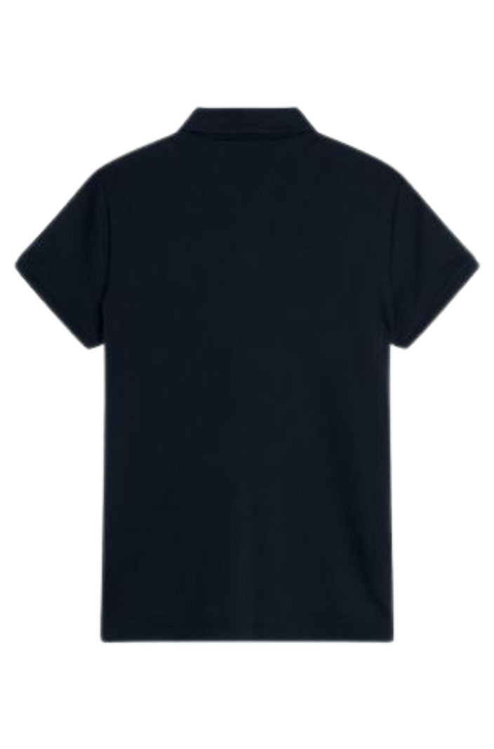 Tommy Hilfiger Equestrian Rhinestone Polo Shirt Black