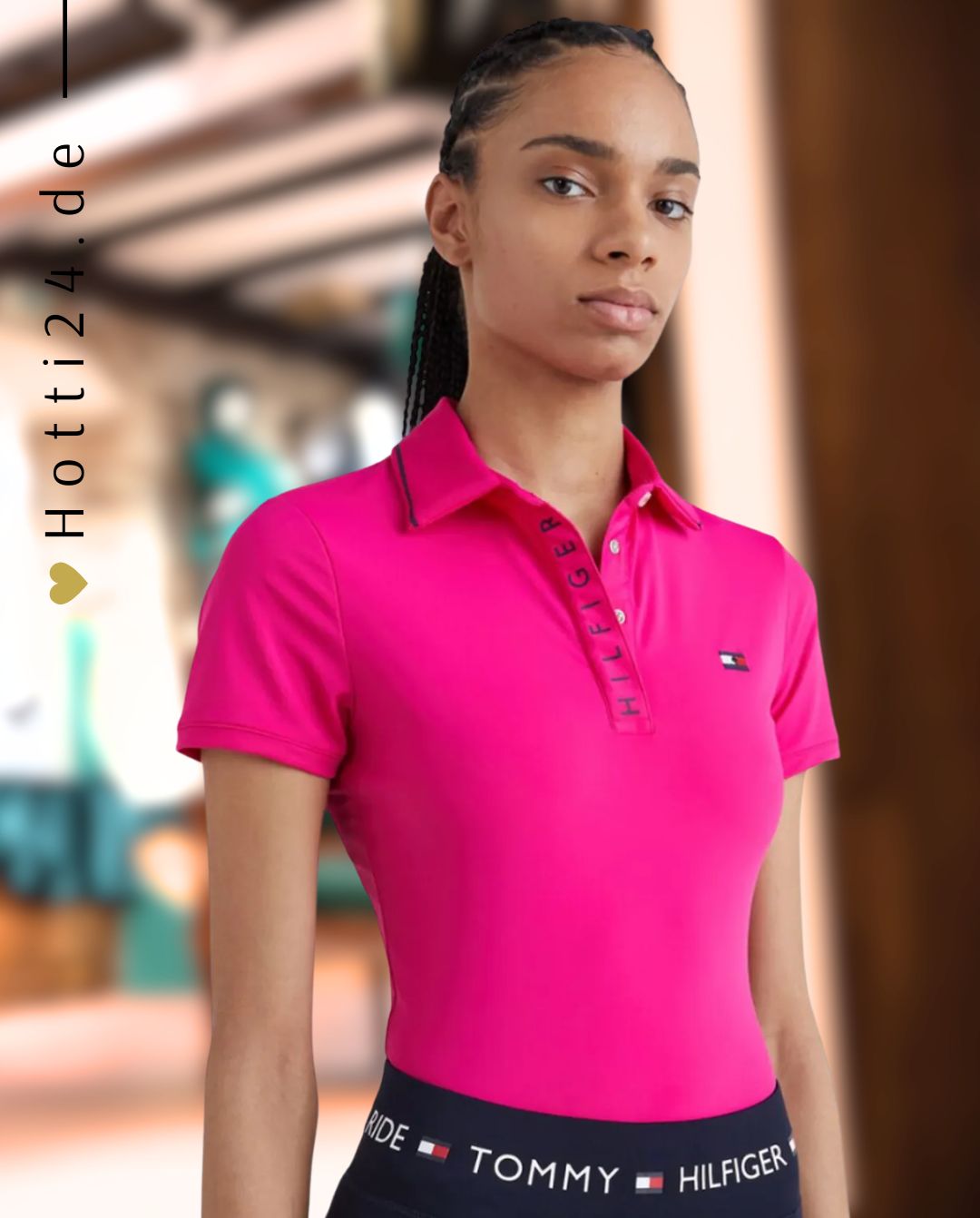 TOMMY HILFIGER »Poloshirt Harlem Pink