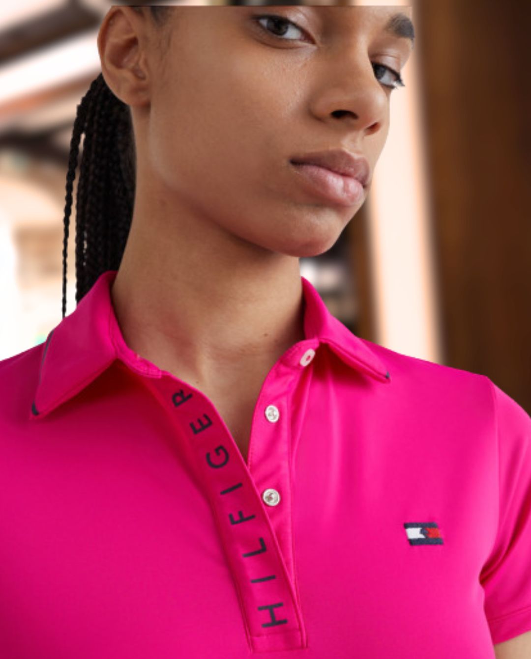 TOMMY HILFIGER »Poloshirt Harlem Pink