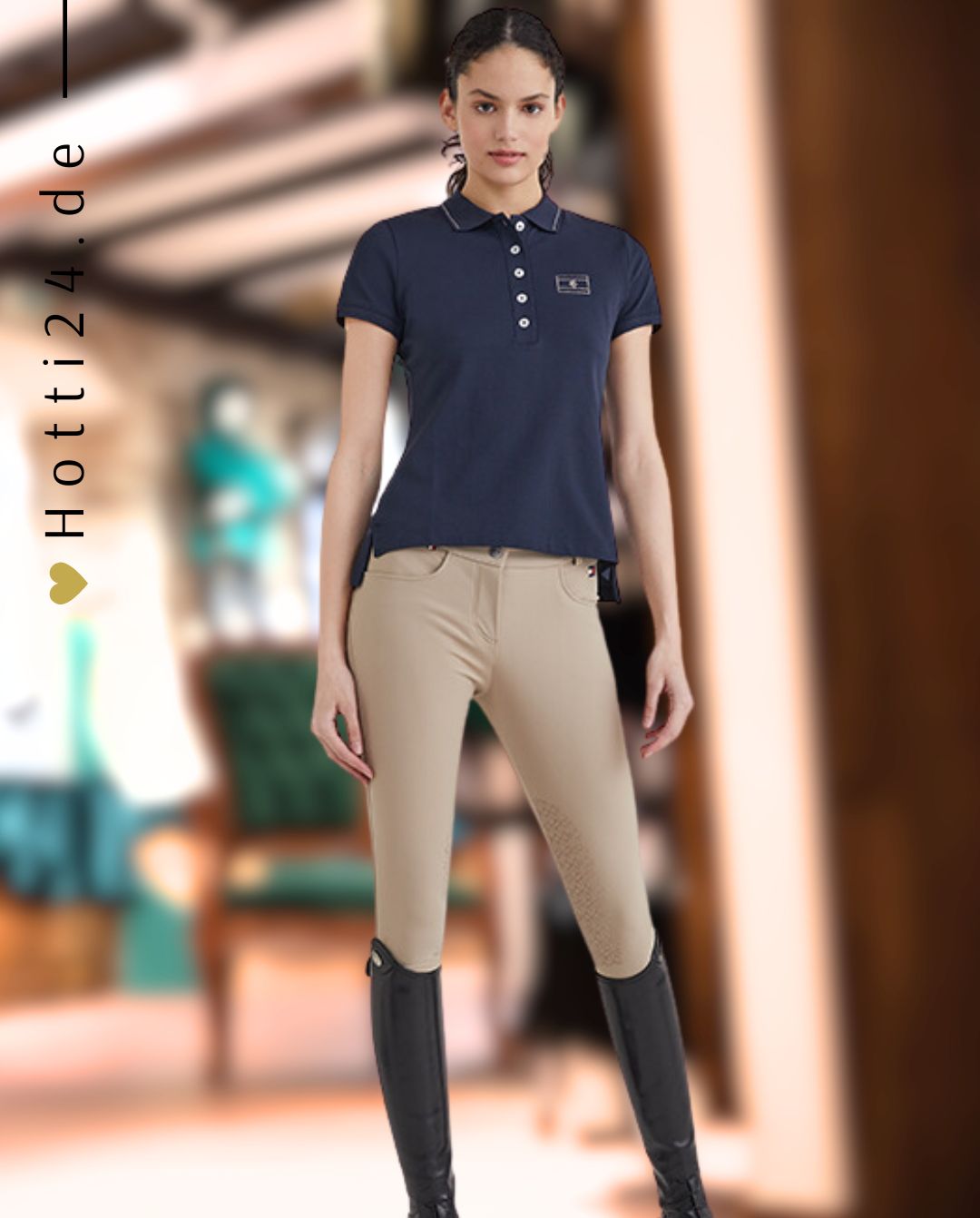 TOMMY HILFIGER »Poloshirt mit Strass Desert Sky