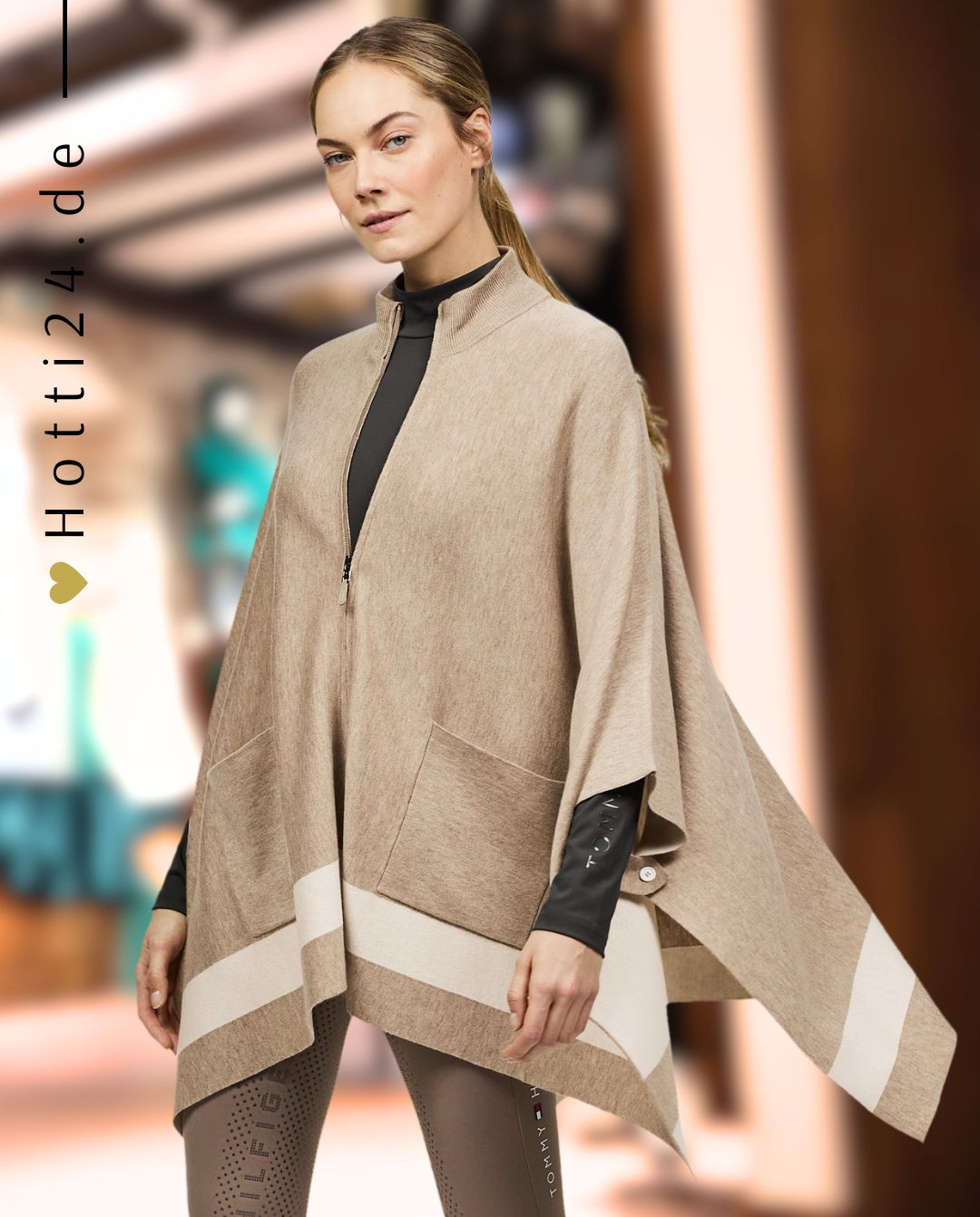 tommy-hilfiger-equestrian-damen-poncho-greenwood-taupe-th16wjac070-057-kaufen-www.hotti24.de