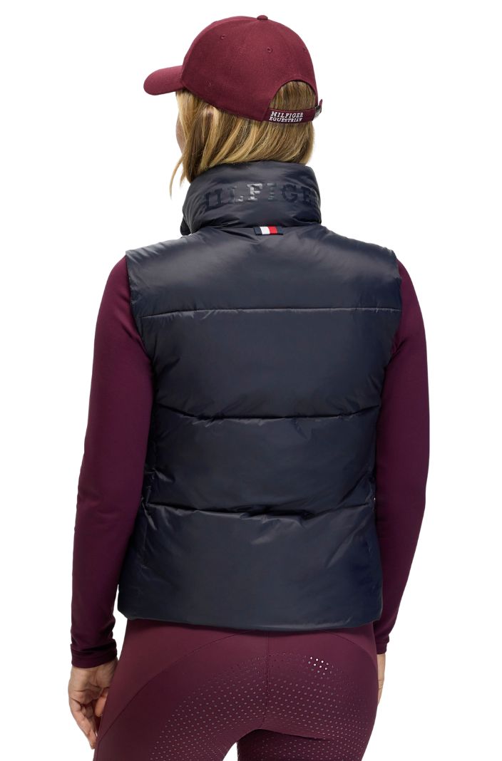 Tommy Hilfiger Equestrian Puffer Weste Everett Desert Sky