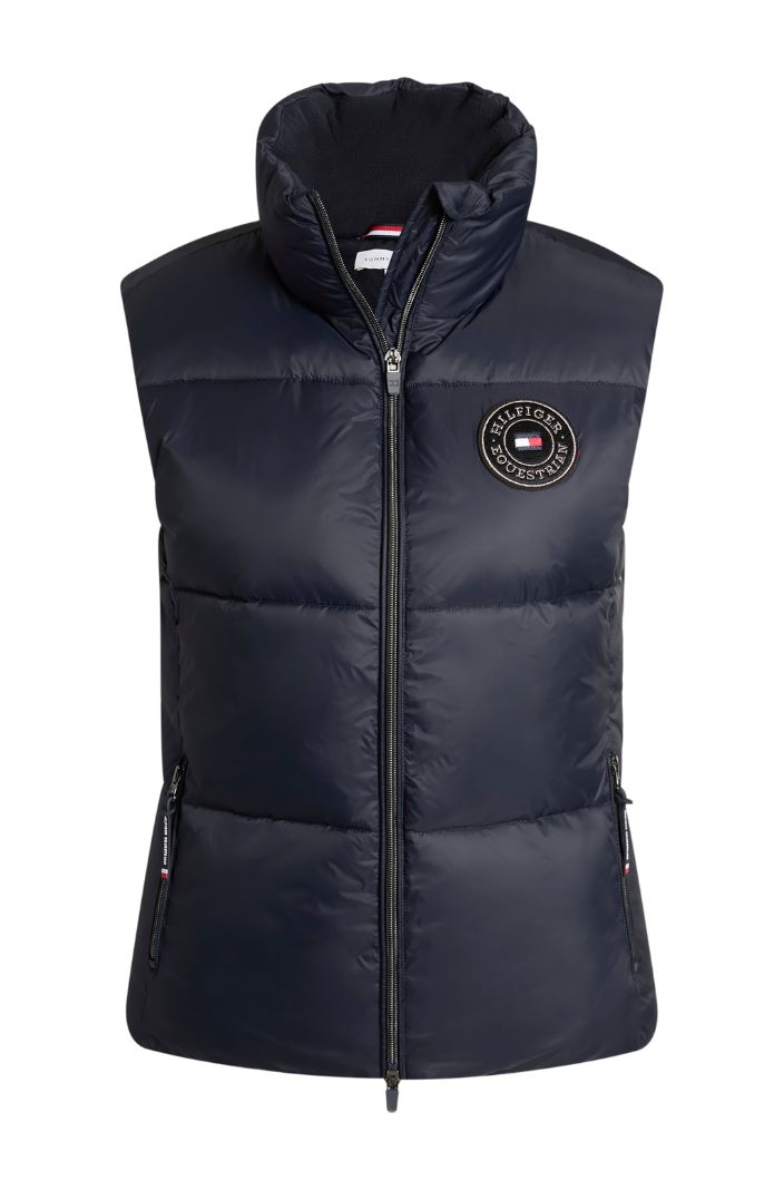 Tommy Hilfiger Equestrian Puffer Weste Everett Desert Sky