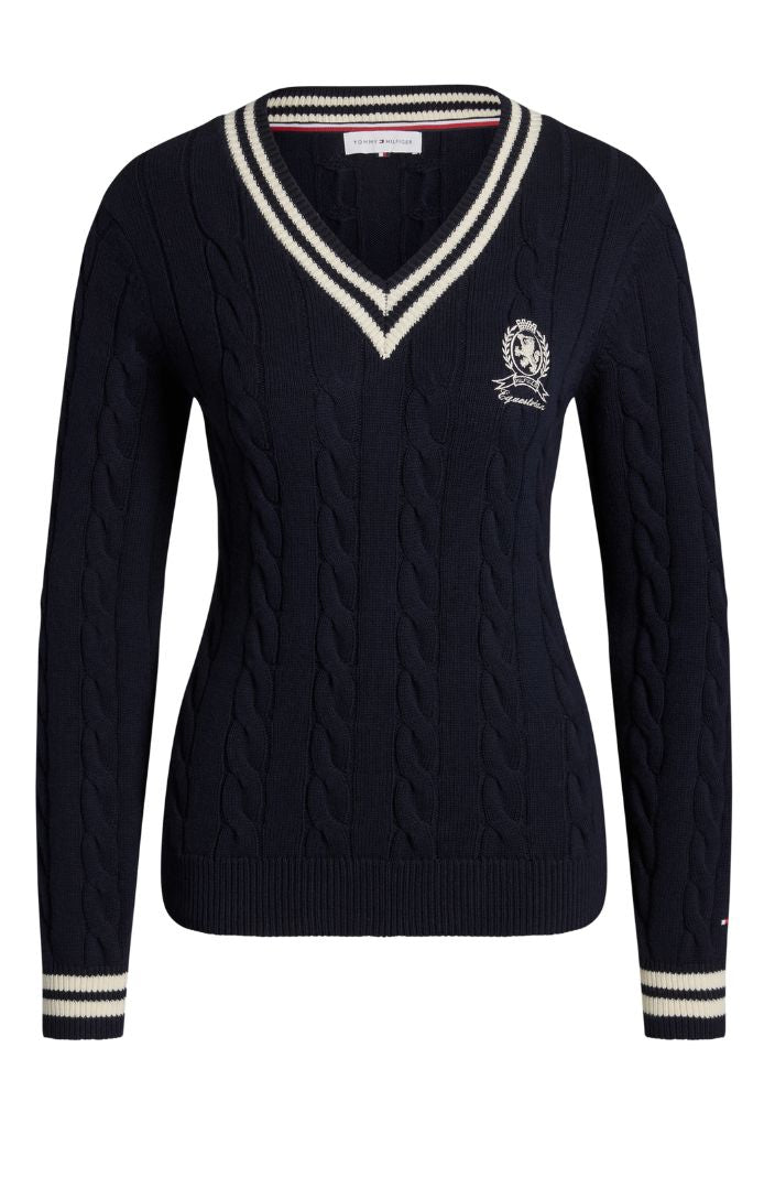 Tommy Hilfiger Equestrian Pullover Roseville Desert Sky