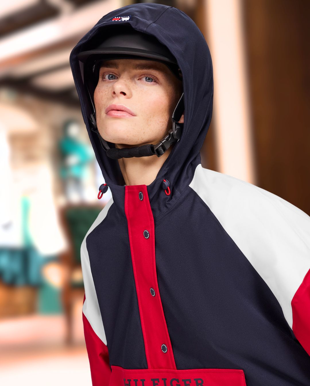 TOMMY HILFIGER »Regenponcho Belfast Desert Sky