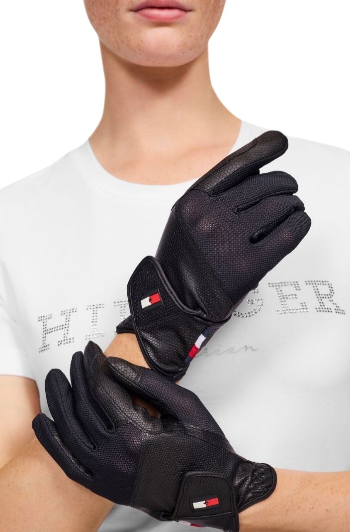 Tommy Hilfiger Equestrian Reithandschuhe Duke Schwarz