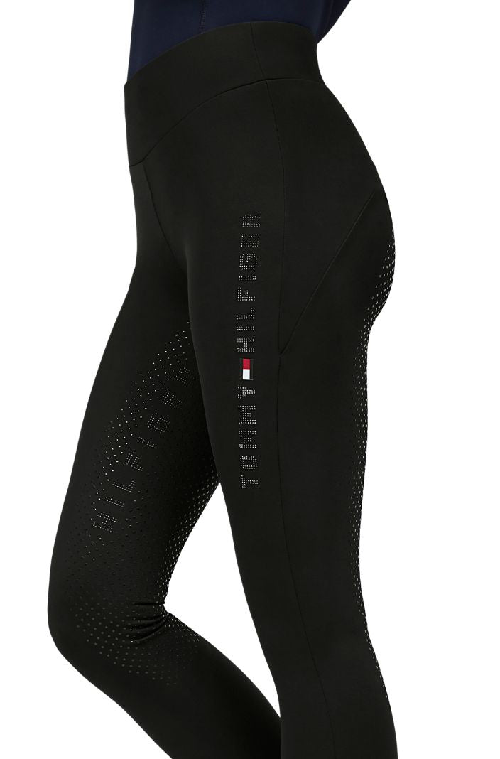 Tommy Hilfiger Equestrian Ganzjahres Reitleggings Elmira FullGrip Schwarz