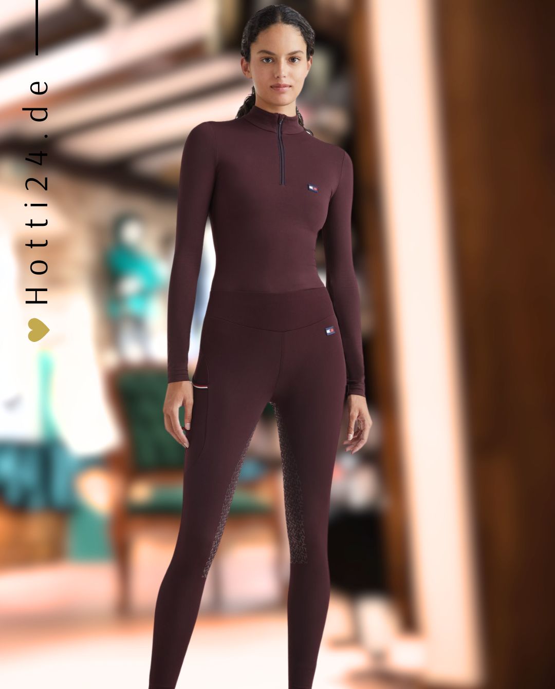 TOMMY HILFIGER »Reitleggings Thermo FullGrip