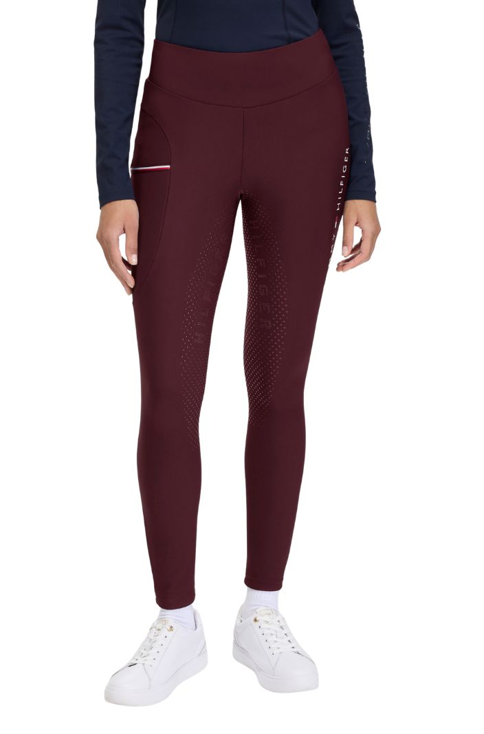 Tommy Hilfiger Equestrian Reitleggings Elmira FullGrip Deep Burgundy