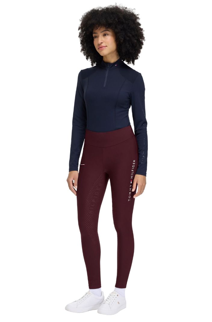 Tommy Hilfiger Equestrian Reitleggings Elmira FullGrip Deep Burgundy