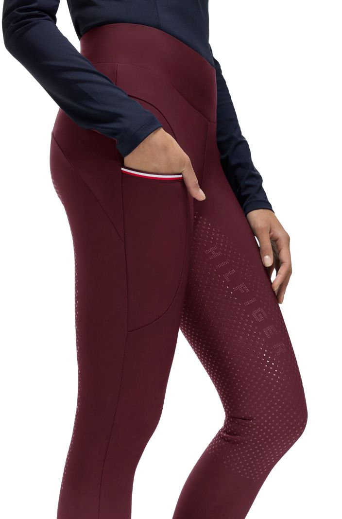 Tommy Hilfiger Equestrian Reitleggings Elmira FullGrip Deep Burgundy
