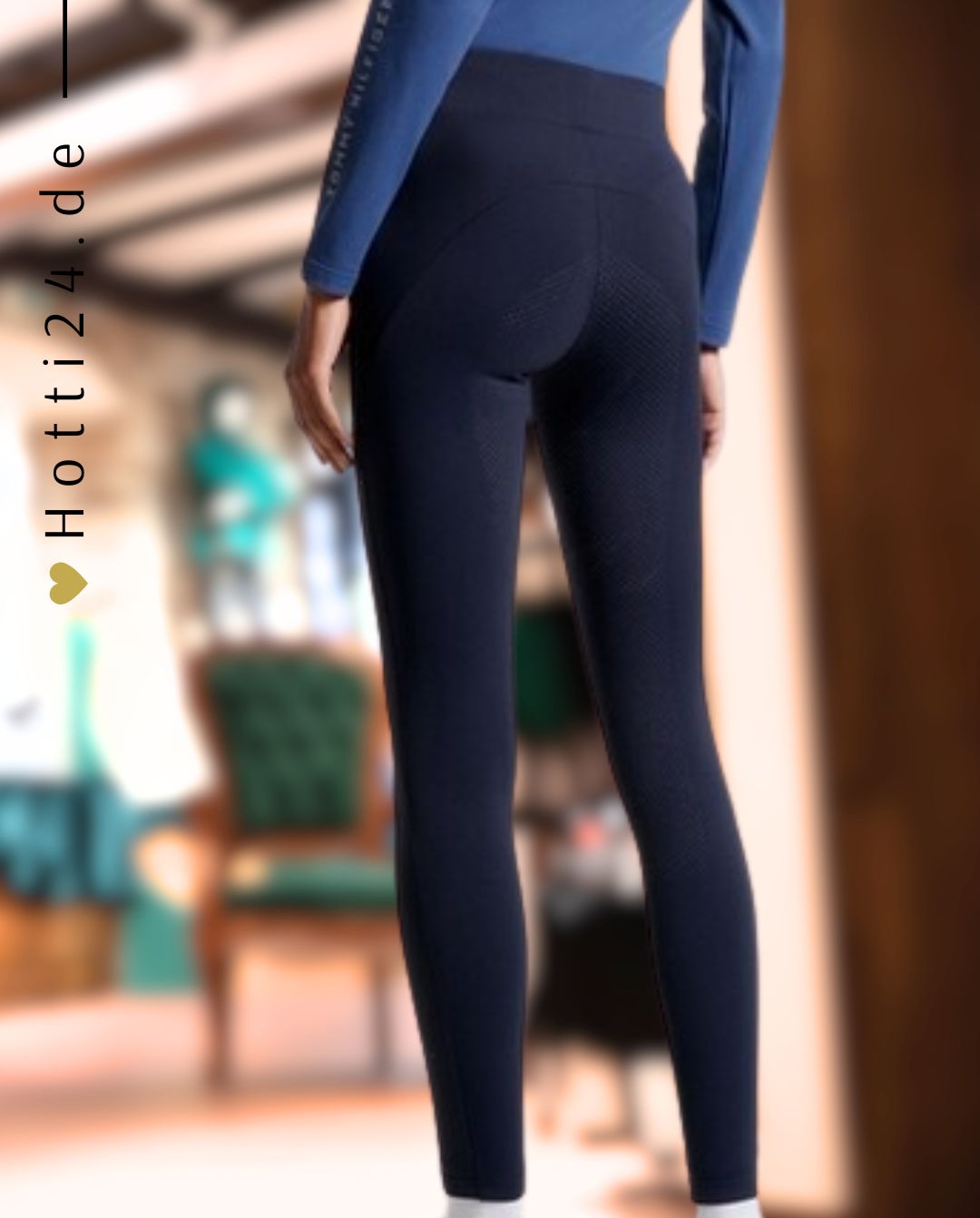 Tommy Hilfiger Equestrian »Reitleggings Elmira FullGrip Desert Sky