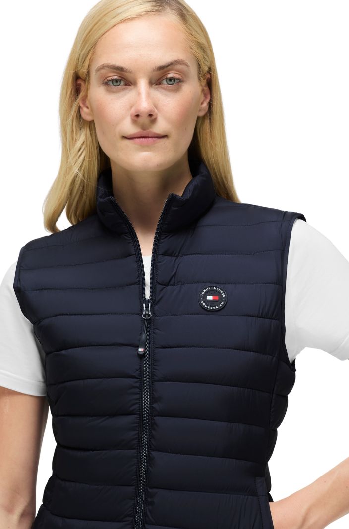 Tommy Hilfiger Equestrian Vest Serano Desert Sky