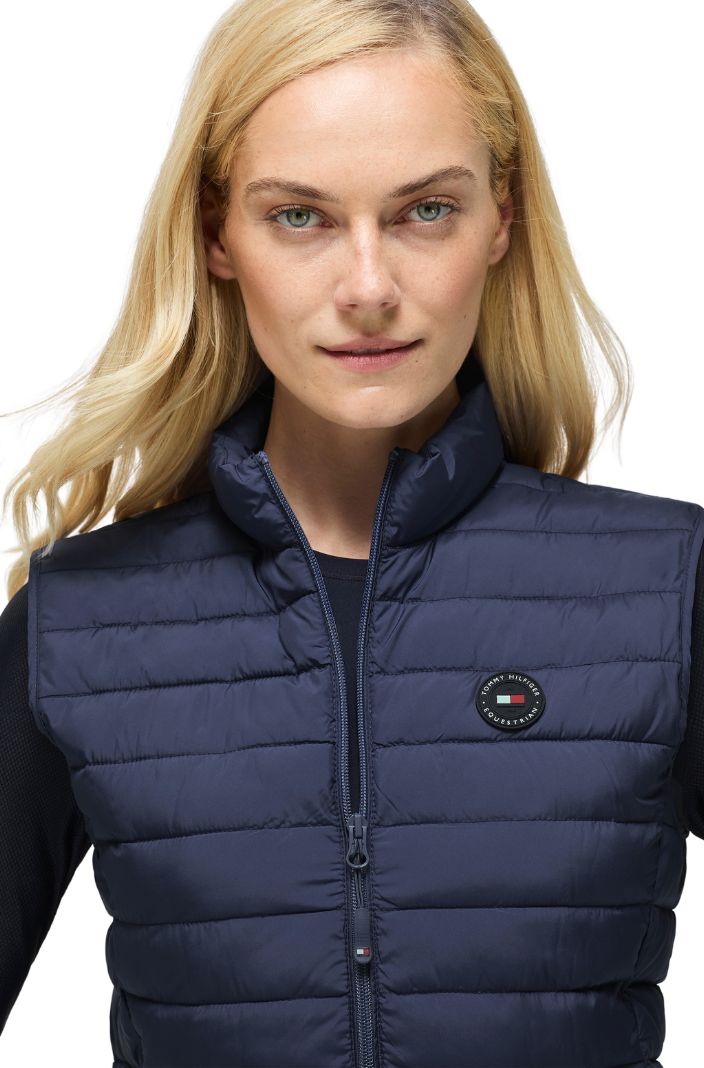 Tommy Hilfiger Equestrian Weste Serano Faded Indigo