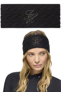 Tommy Hilfiger Equestrian Stirnband Maggie Strass Schwarz