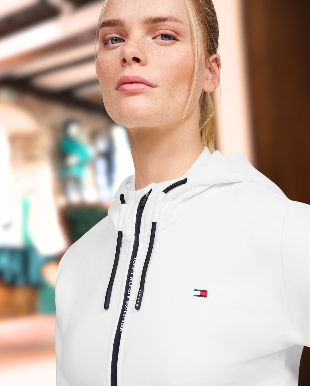 TOMMY HILFIGER »Trainingsjacke Kingston Ecru