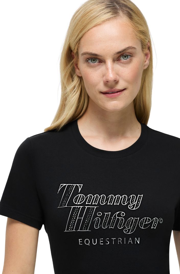 Tommy Hilfiger Equestrian »T-Shirt Malibu Rhinestone Black